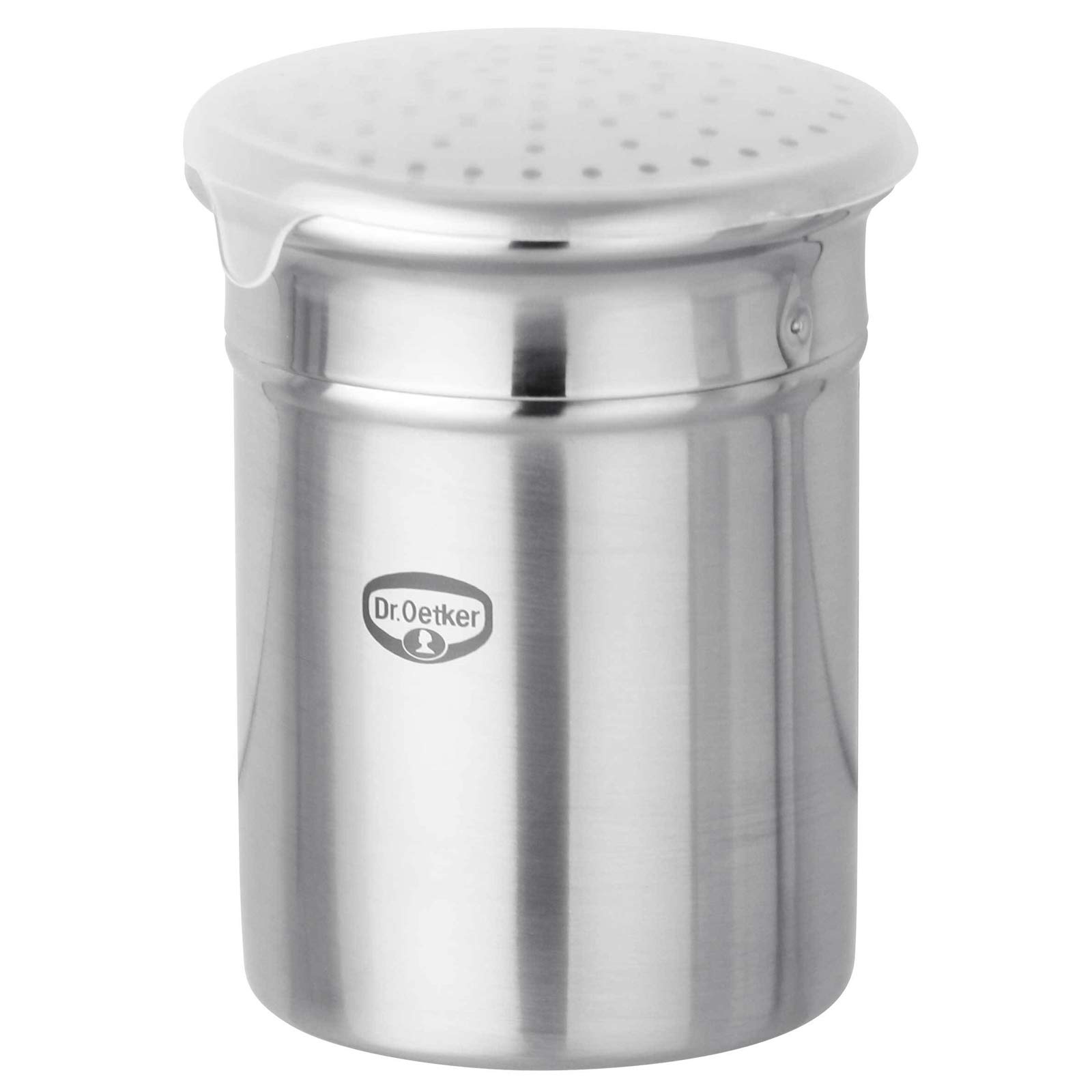 dr-oetker-zuckerstreuer-grob-edelstahl-streuer-mit-schutzdeckel-70-x-95-x-70-mm image 2