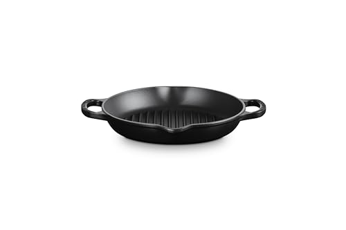 le-creuset-signature-hohe-runde-grillpfanne-aus-gusseisen-25-cm-schwarz-matt image 8