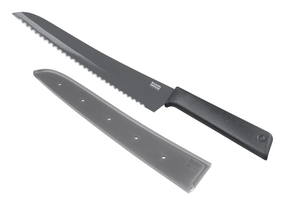 kuhn-rikon-colori-brotmesser-32-5-cm-grau-wellenschliff image 1