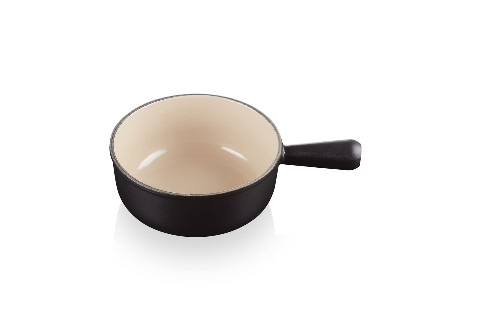 le-creuset-caquelon-aus-gusseisen-22-cm-2-6-liter-schwarz-matt image 2