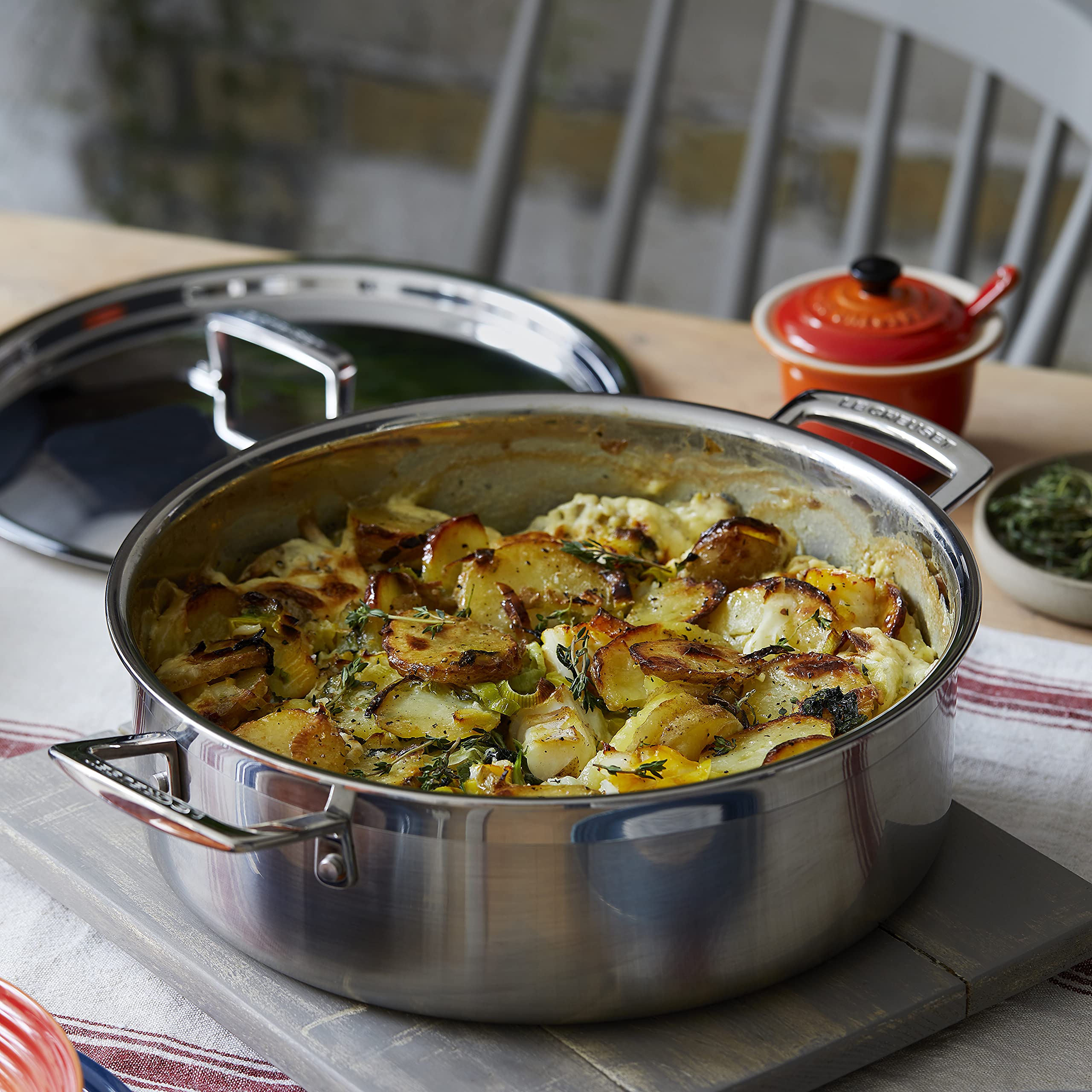 le-creuset-3-ply-edelstahl-sauteuse-28-cm-mit-deckel image 6