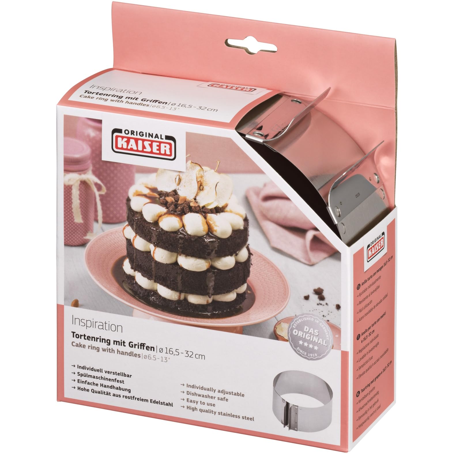 original-kaiser-inspiration-tortenring-16-5-32-x-7-cm-edelstahl-mit-griffen image 3