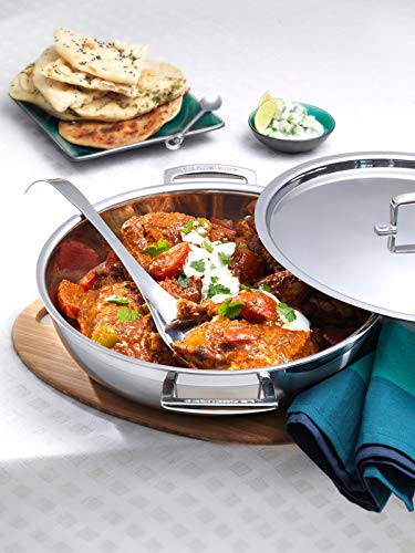 le-creuset-3-ply-edelstahl-profipfanne-mit-deckel-26-cm-silber image 6
