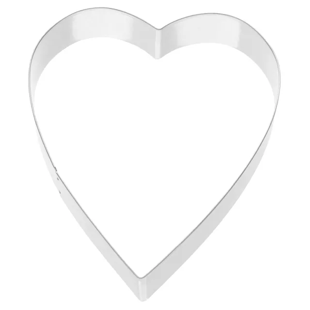kaiser-lebkuchen-ausstechform-herz-12-x-10-x-2-5-cm-edelstahl image 1