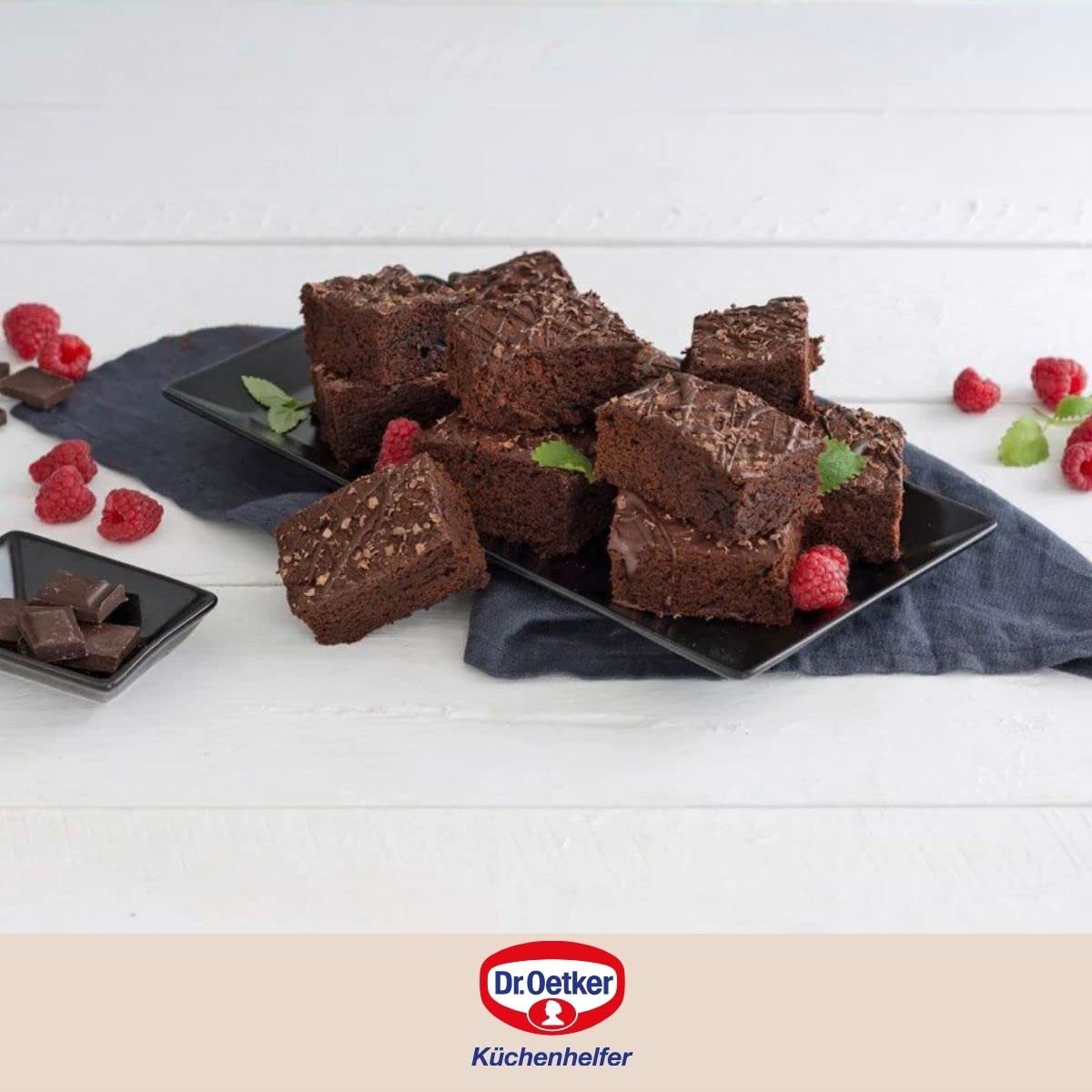 dr-oetker-modern-baking-brownie-backform-26-5-x-25-cm-rosa-creme image 2