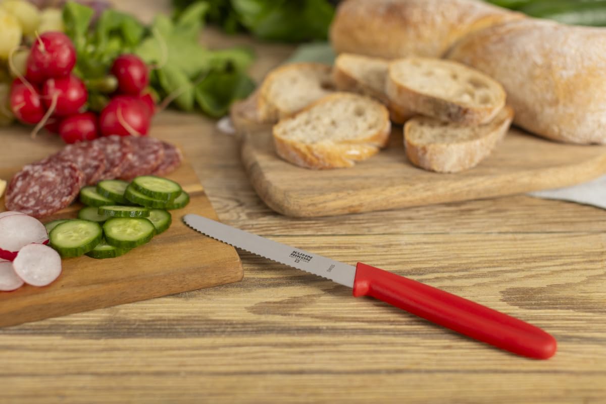 kuhn-rikon-swiss-knife-allzweckmesser-gezackt-rot-edelstahl image 2