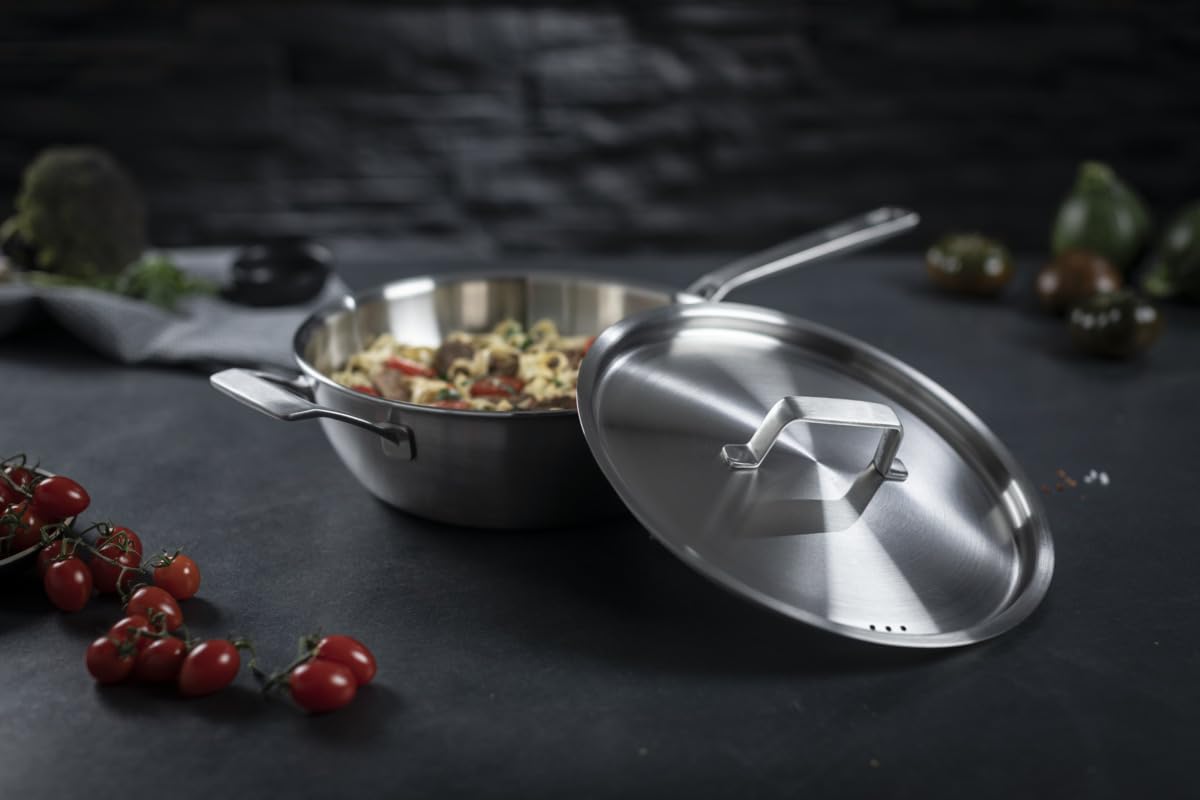 kuhn-rikon-culinary-fiveply-sauteuse-24-cm-edelstahl-unbeschichtet-mit-deckel image 6