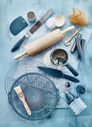 rbv-birkmann-easy-baking-mehlsieb-mit-deckel-10-cm-dunkelgrau-kunststoff image 5