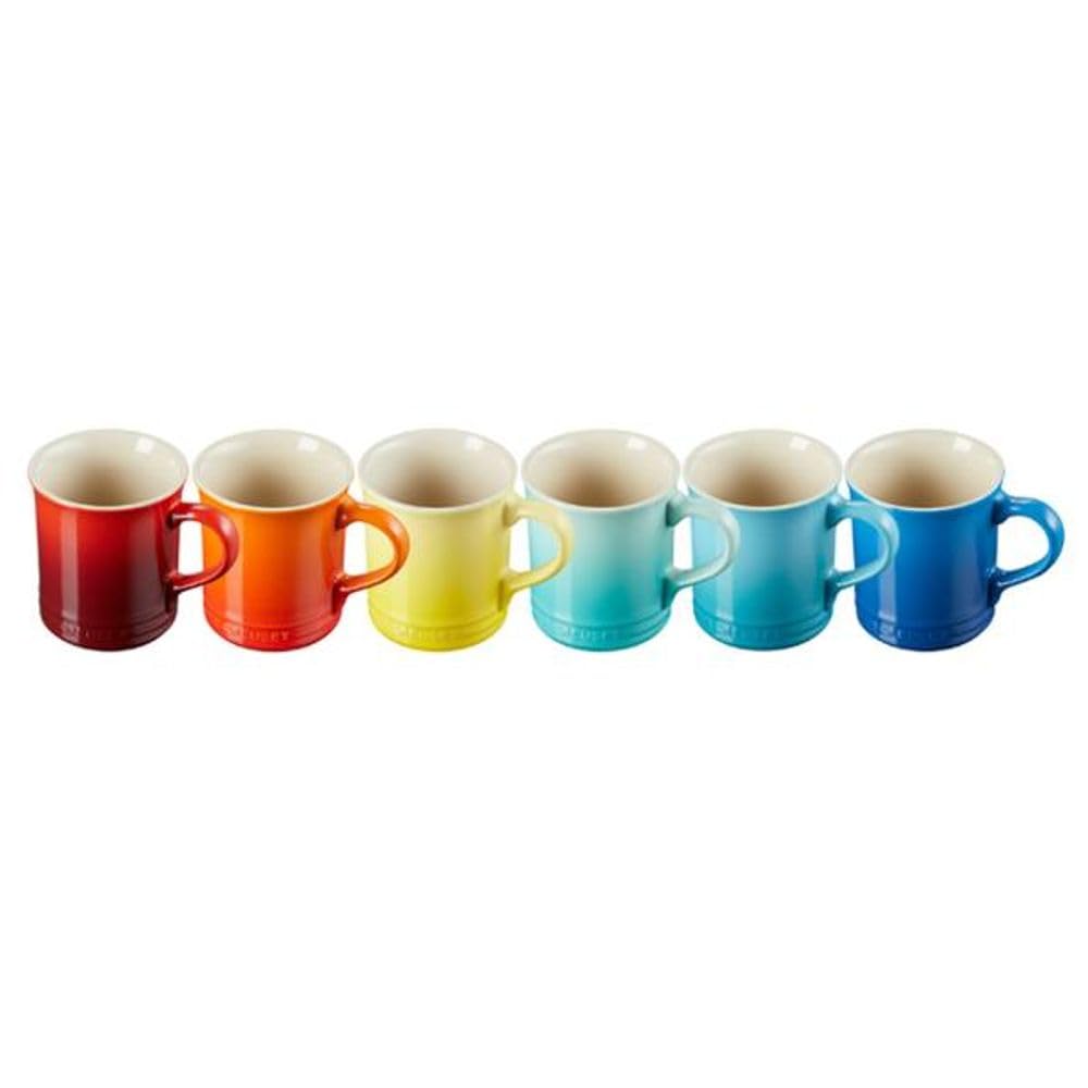 le-creuset-4er-set-becher-aus-steinzeug-350-ml-ofenrot image 4