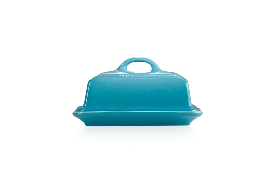 le-creuset-heritage-steinzeug-butterdose-900-g-17-x-12-5-x-9-cm-karibik image 1