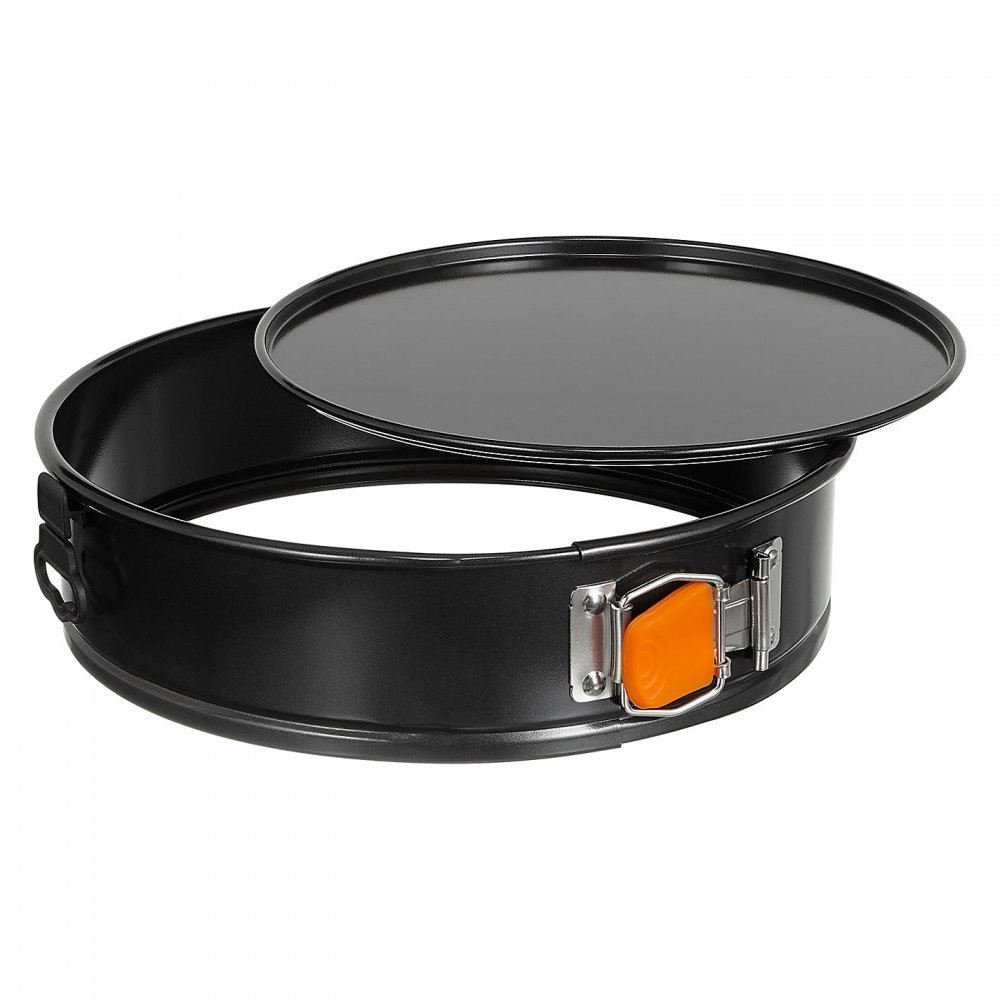 le-creuset-antihaft-springform-rund-24-cm-karbonstahl-anthrazit-orange image 3