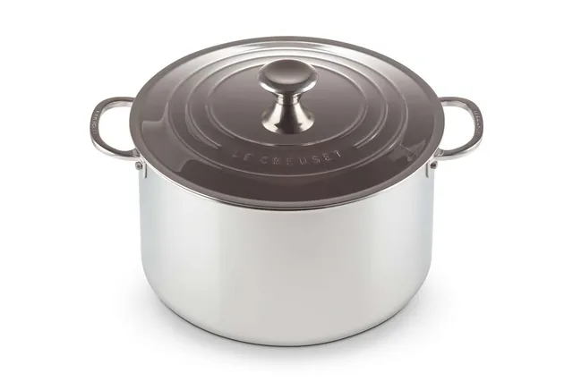 le-creuset-3-ply-plus-suppentopf-28-cm-edelstahl-mit-deckel image 1