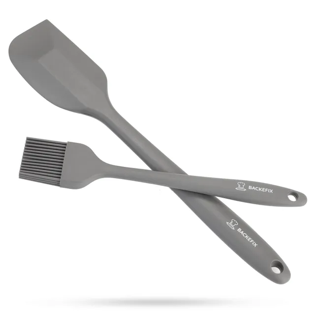 backefix-silikon-teigschaber-backpinsel-set image 1