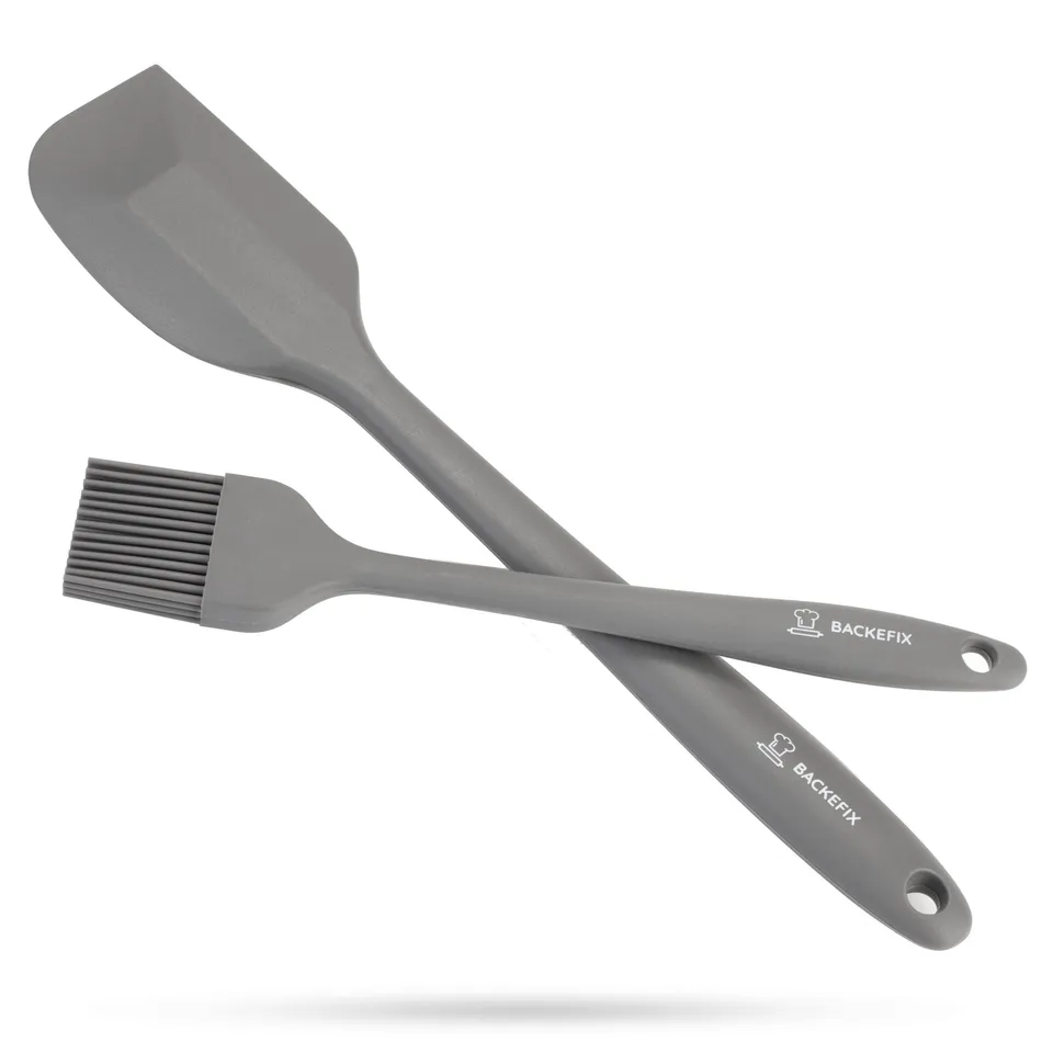 backefix-silikon-teigschaber-backpinsel-set image 1