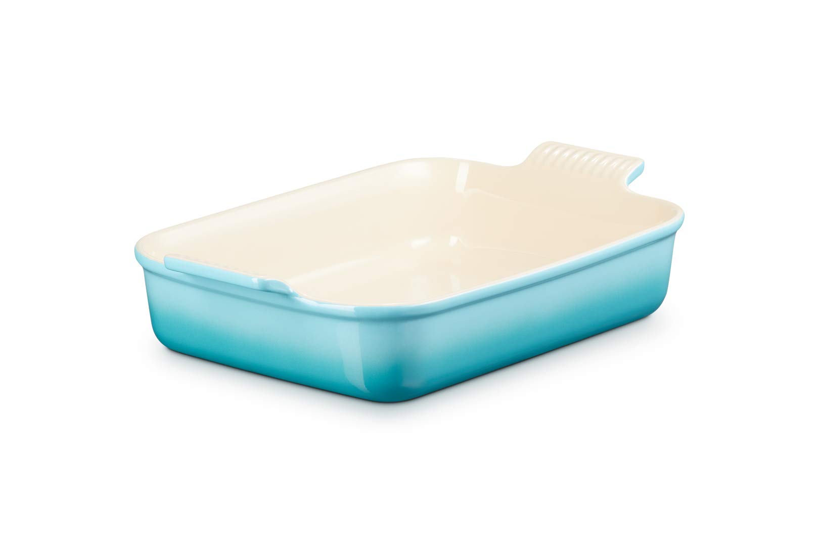 le-creuset-tradition-rechteckige-auflaufform-aus-steinzeug-19-cm-1-1-liter-karib image 8