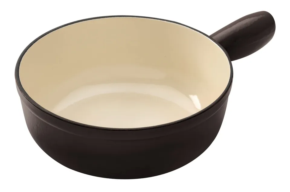 kuhn-rikon-induktion-eisenguss-fondue-caquelon-24-cm-schwarz image 1