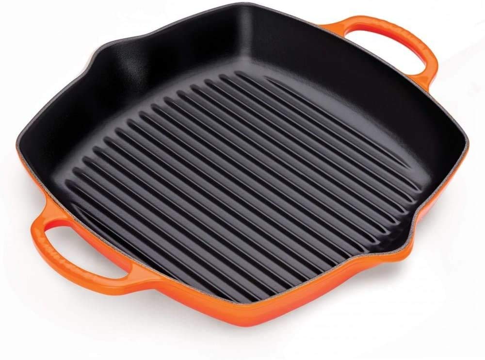 le-creuset-signature-hohe-grillpfanne-gusseisen-30-cm-schwarz-matt image 2
