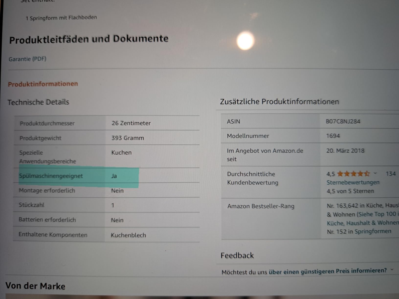 Endlich läuft nichts mehr aus