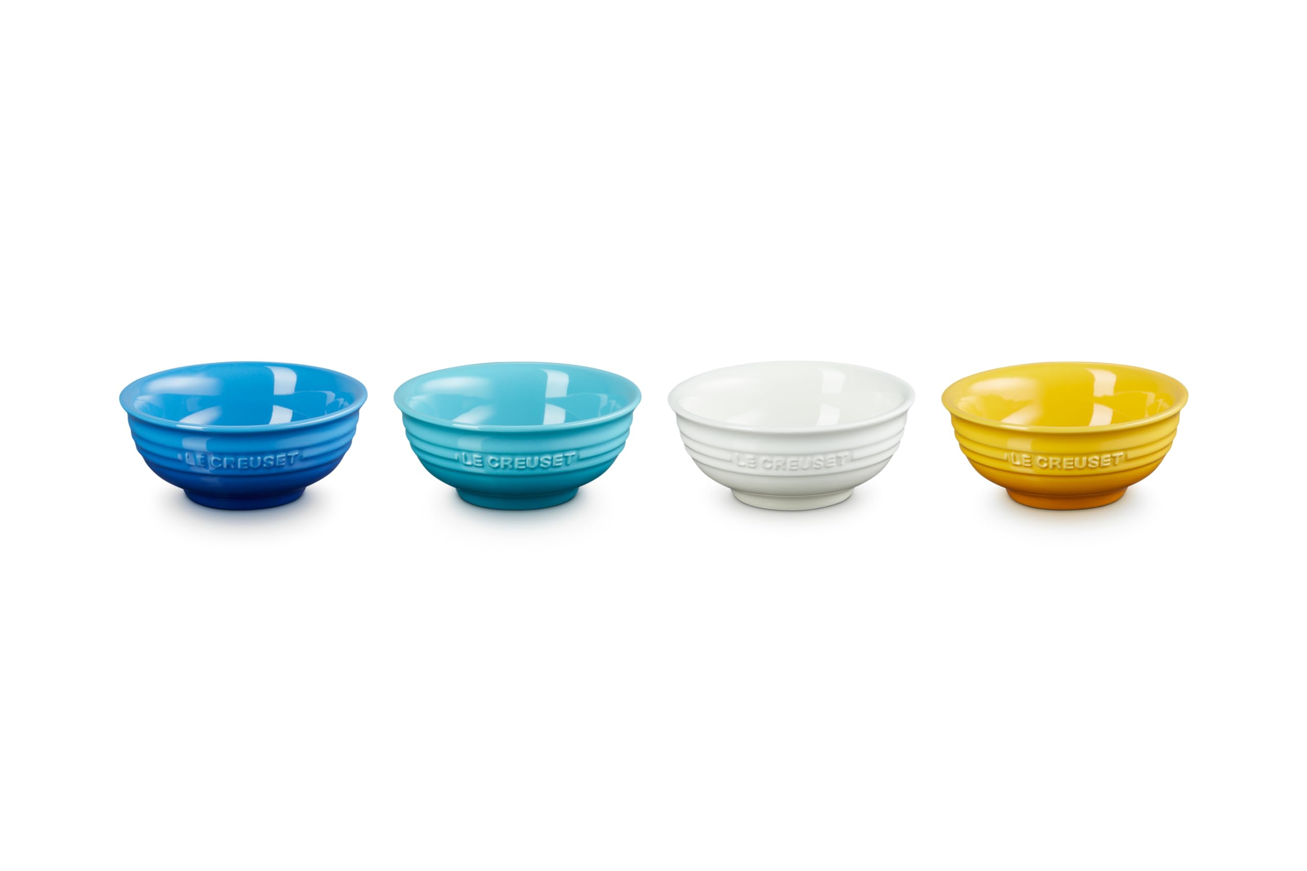 le-creuset-satz-mit-4-mini-schalen-riviera-kollektion-180-ml image 2