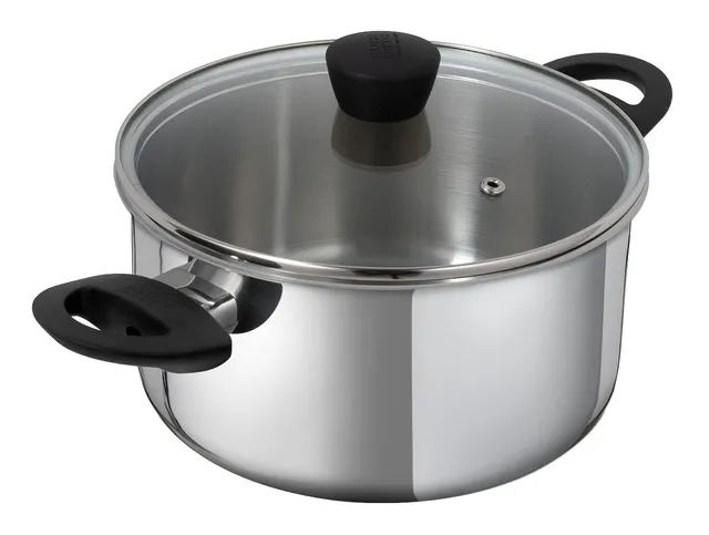 kuhn-rikon-classic-kochtopf-20-cm-3-liter-edelstahl-mit-glasdeckel-silber image 1