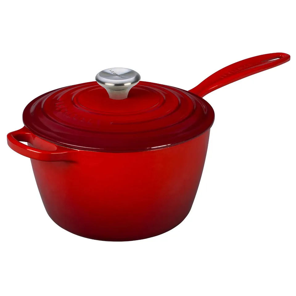 le-creuset-signature-stielkasserolle-gusseisen-20-cm-2-5-l-kirschrot image 1