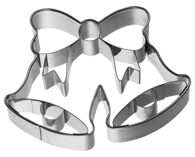 birkmann-ausstechform-doppelglocke-mit-innenpr-gung-edelstahl-7-5-x-5-5-cm image 1