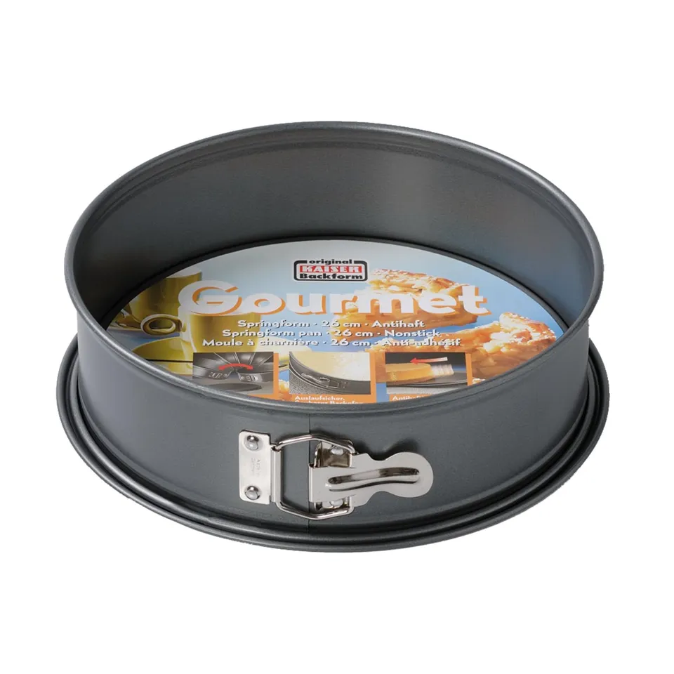 original-kaiser-gourmet-springform-24-cm-rund-mit-flachboden-antihaft image 1