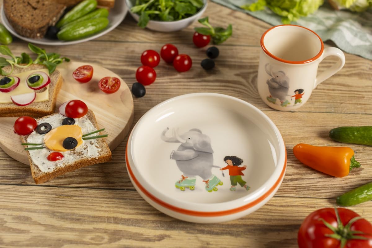 kuhn-rikon-kindertasse-elefant-keramiktasse-2-5-dl-handbemalt image 6