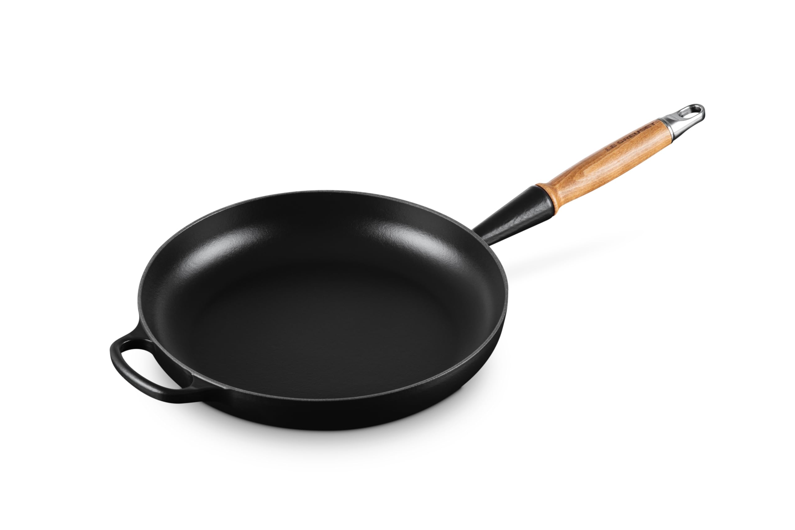 le-creuset-signature-bratpfanne-gusseisen-mit-holzgriff-28-cm-karibik image 4