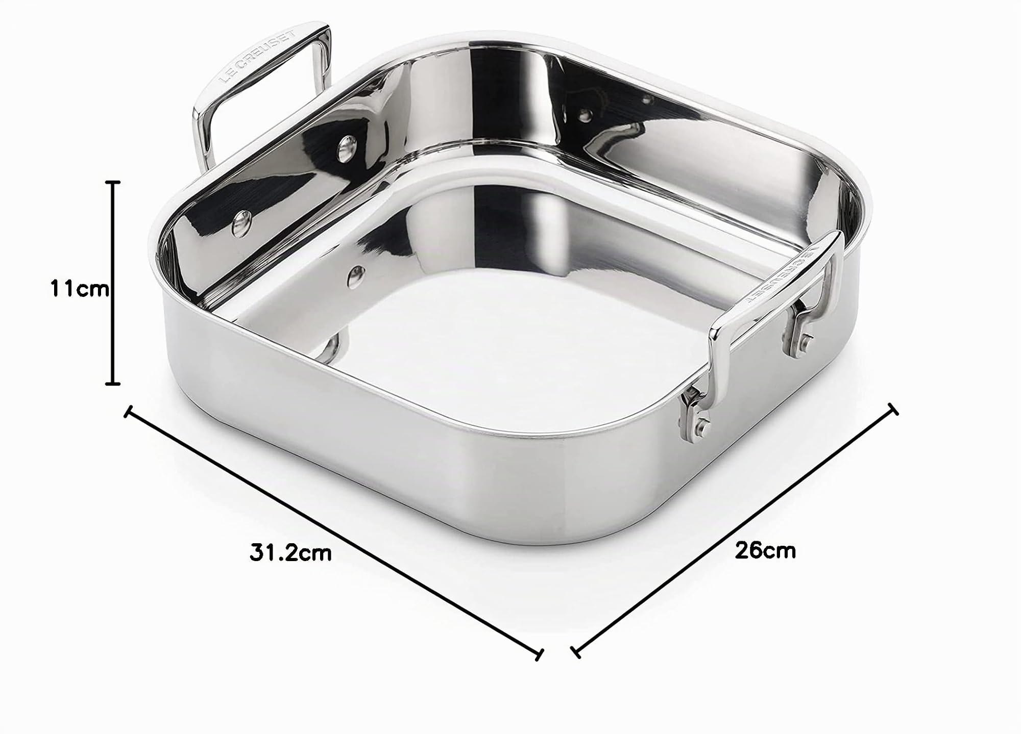 le-creuset-3-ply-edelstahl-quadratische-bratreine-26-cm image 6