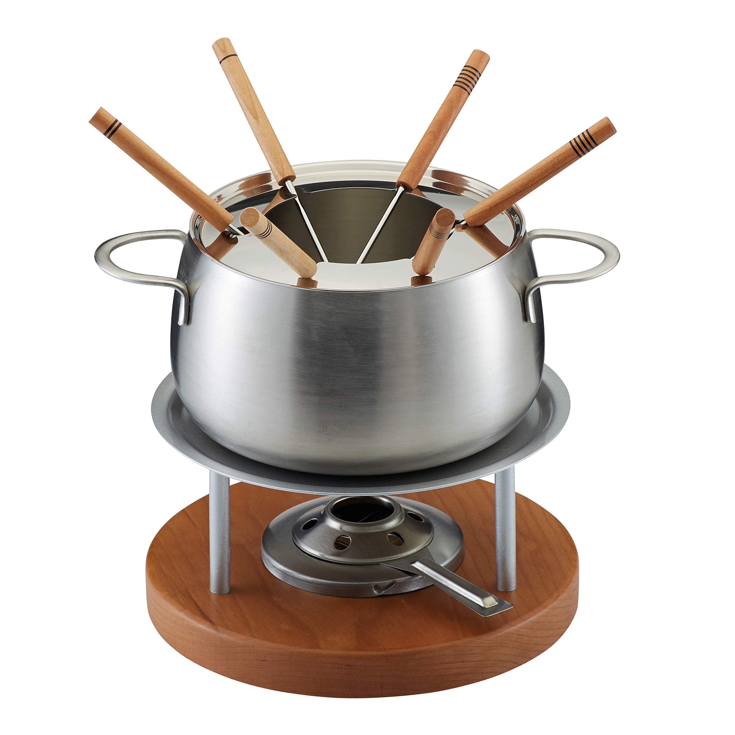 kuhn-rikon-fleischfondue-set-chromstahl-2-0-l-f-r-6-personen-34-x-26-x-23-cm image 1