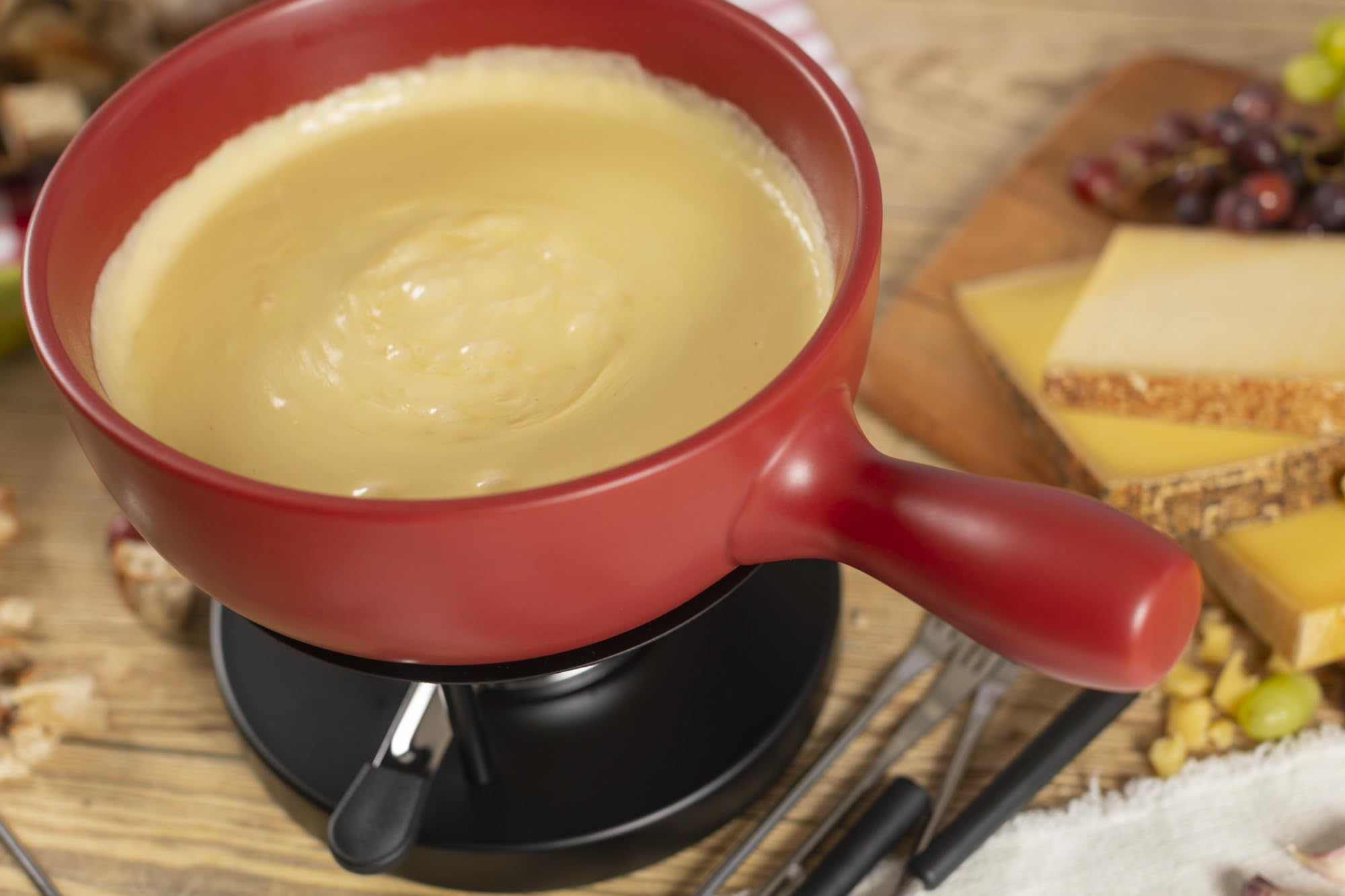 kuhn-rikon-k-sefondue-set-classic-rot-23-cm-2-6-liter-f-r-4-6-personen image 3