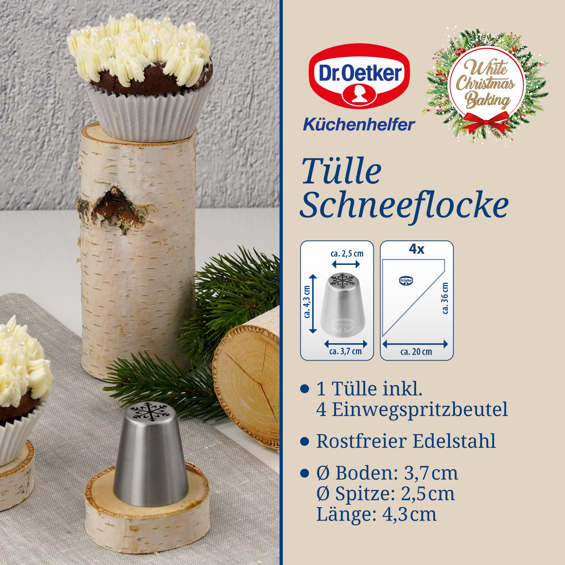 dr-oetker-schneeflockent-lle-mit-4-spritzbeuteln-edelstahl image 3