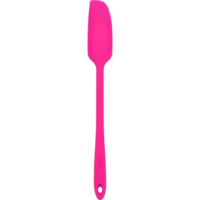birkmann-teigschaber-schmal-electric-pink-silikon-mit-metallkern-30-cm image 1