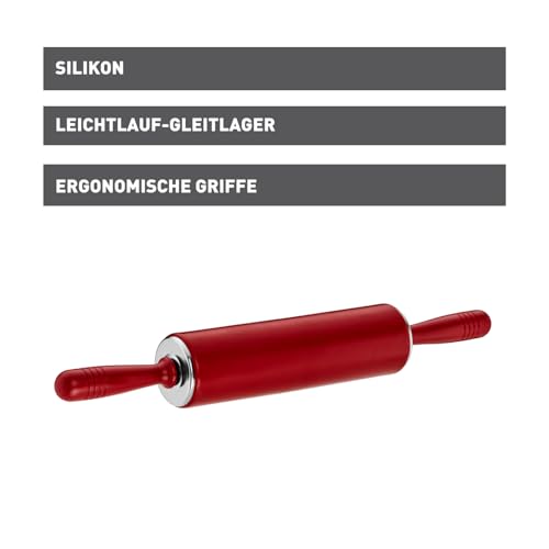 kaiser-kaiserflex-red-teigroller-silikon-49-x-6-5-cm-mit-metallkern-nudelholz-ro image 4