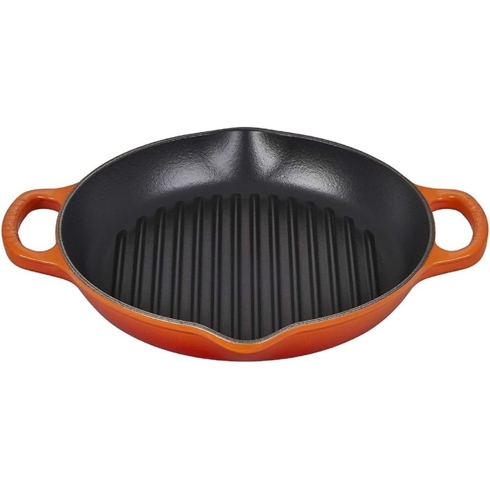 le-creuset-signature-grillpfanne-hoch-rund-gusseisen-25-cm-ofenrot image 1