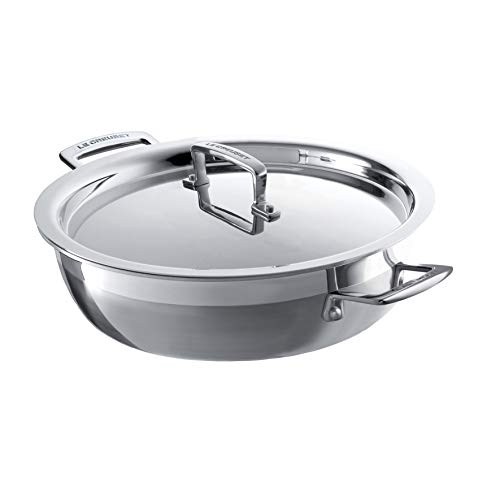 le-creuset-3-ply-edelstahl-profipfanne-mit-deckel-24-cm-unbeschichtet-f-r-alle-h image 7