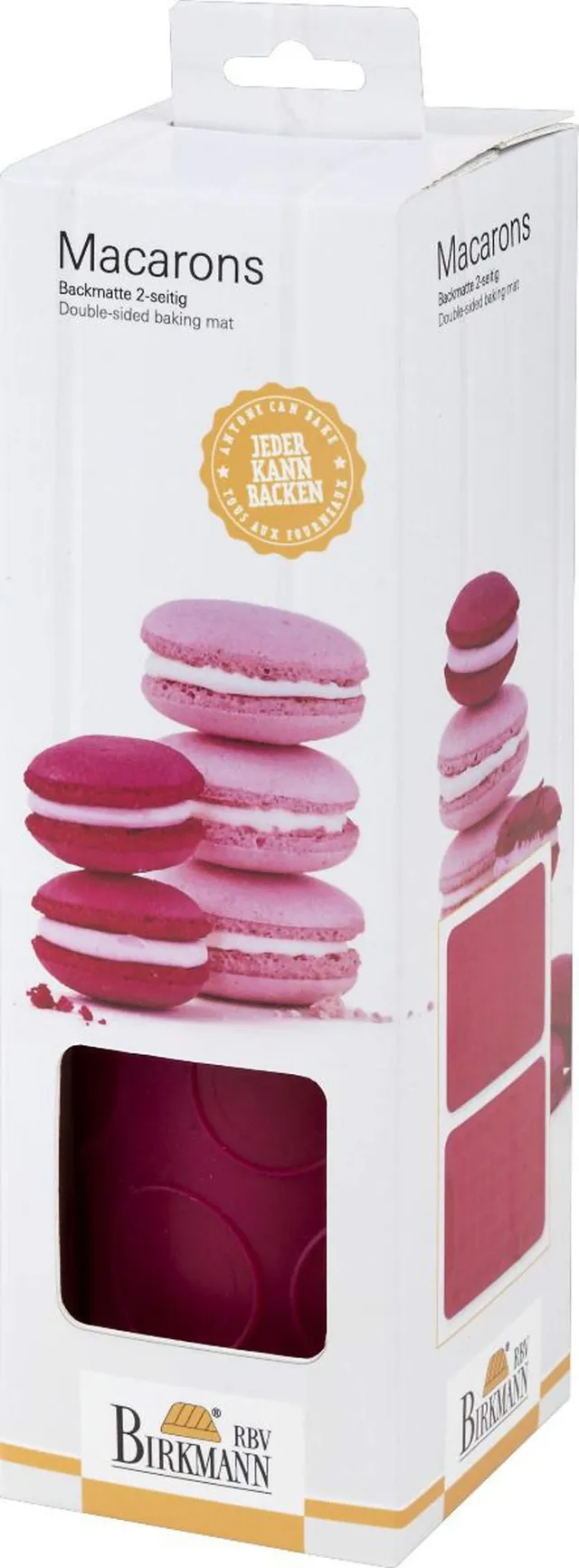 birkmann-macaron-matte-2-seitig-silikon-4-cm-3-cm image 1