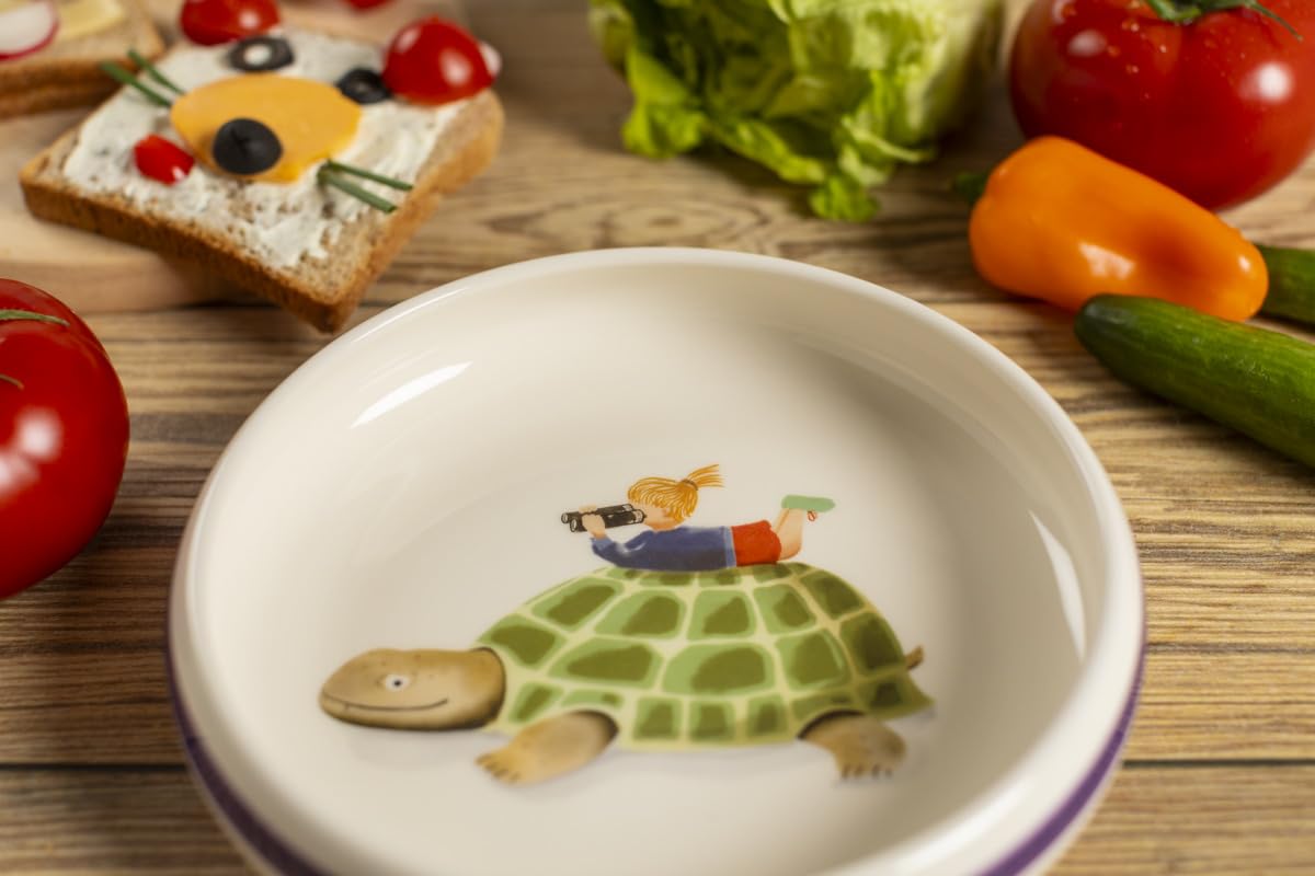 kuhn-rikon-kinderteller-schildkr-te-keramikteller-18-cm-handbemalt image 3