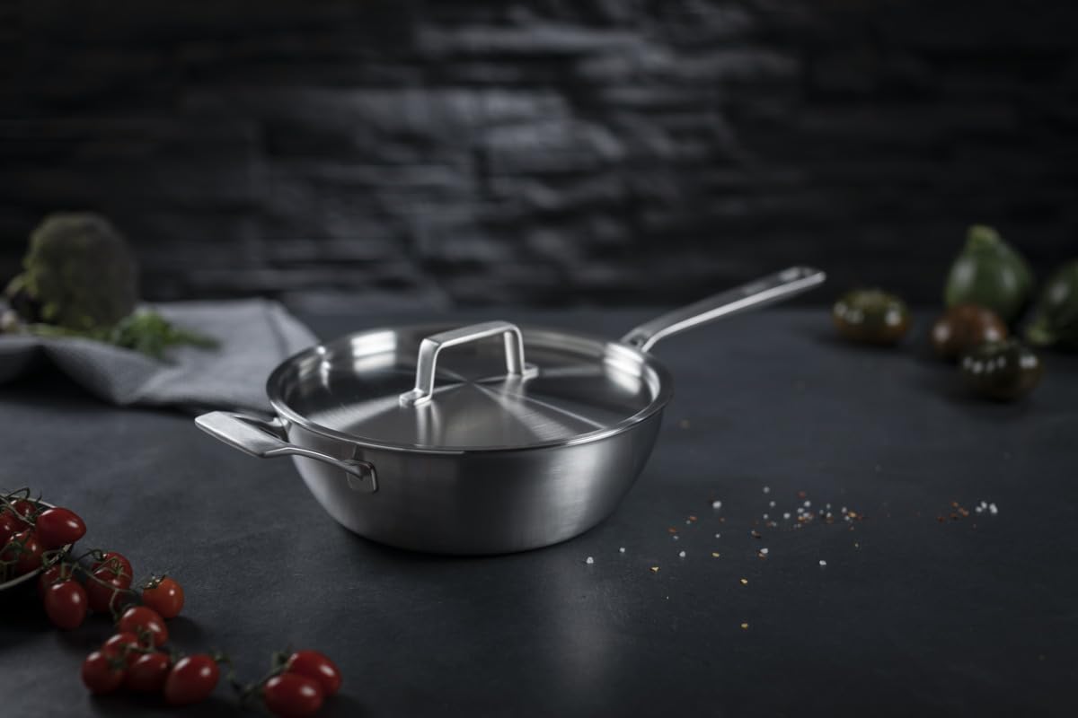 kuhn-rikon-culinary-fiveply-sauteuse-24-cm-edelstahl-unbeschichtet-mit-deckel image 7