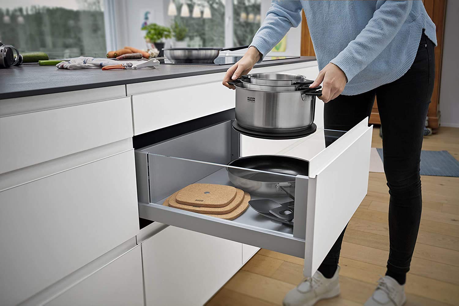 kuhn-rikon-smart-compact-kochtopf-set-3-teilig-1-5-3-5-l-edelstahl-induktion image 8