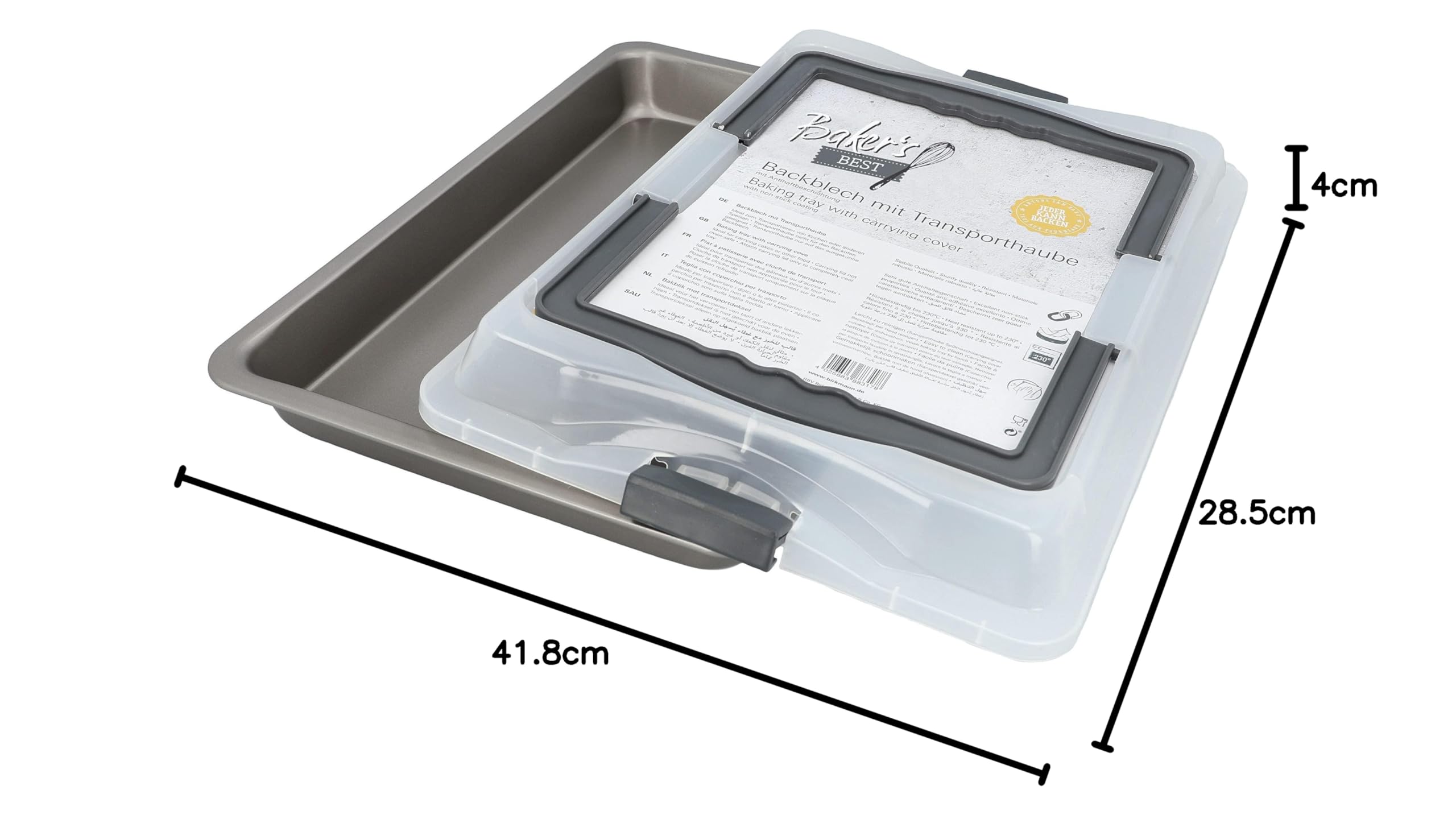 rbv-birkmann-bakers-best-backblech-mit-transporthaube-41-8-x-28-7-cm-art-886186 image 2
