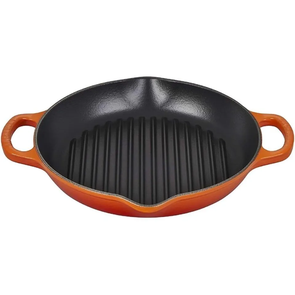 le-creuset-signature-grillpfanne-hoch-rund-gusseisen-25-cm-ofenrot image 1