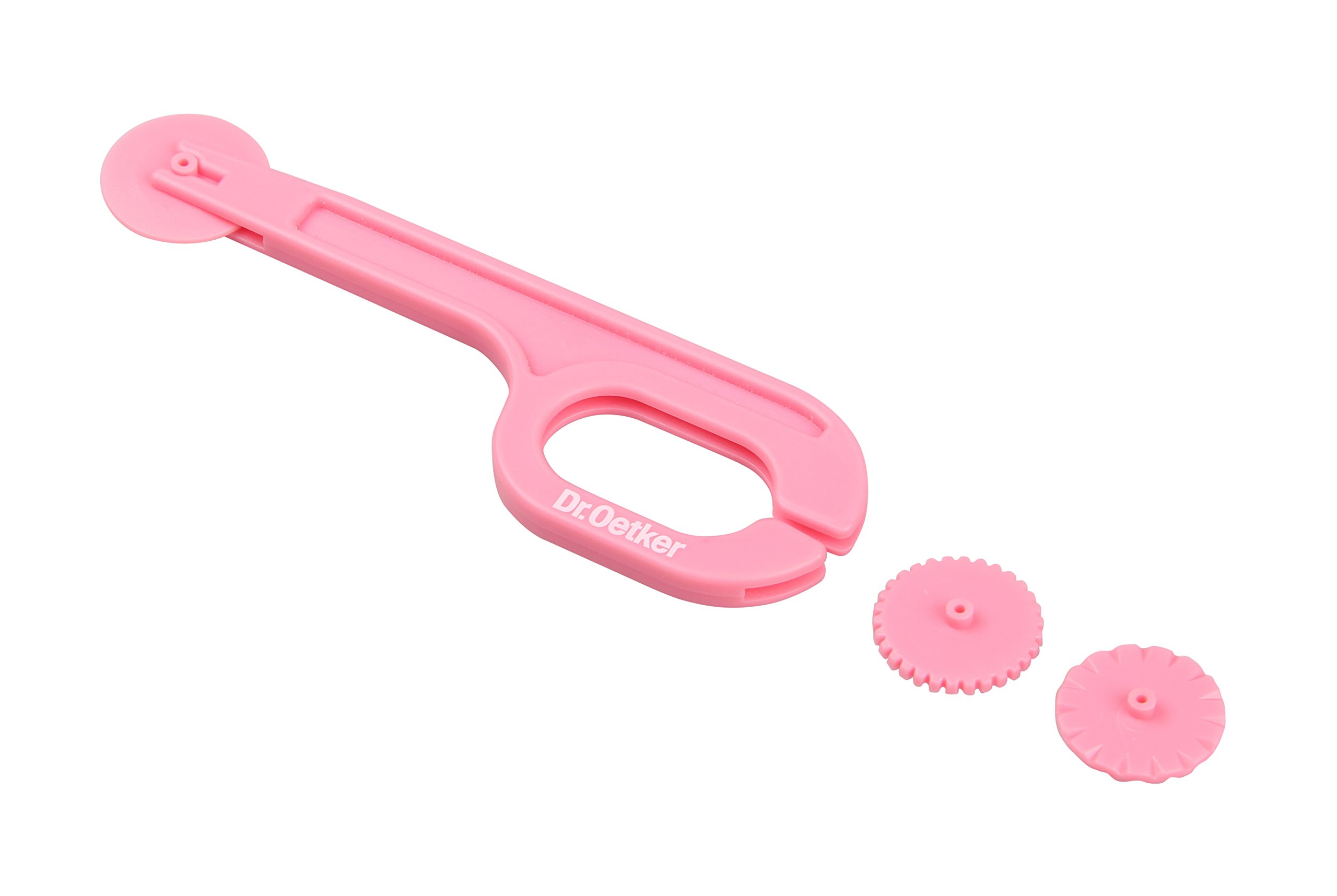 dr-oetker-schneide-und-pr-gewerkzeug-12-5-cm-rosa-mit-3-r-dchen-f-r-fondant-und- image 1