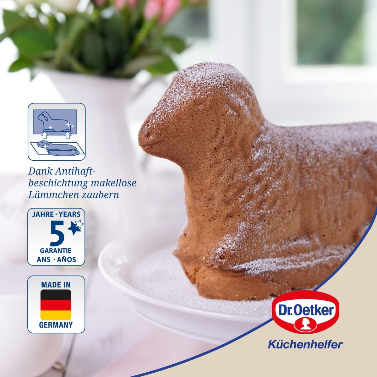 dr-oetker-3d-osterlamm-backform-gold-900-ml-lamm-motivbackform image 3