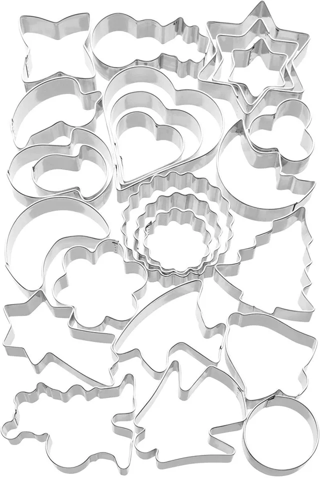 kaiser-ausstechformen-weihnachten-25-teilig-pl-tzchen-ausstecher-aus-stahlblech- image 1