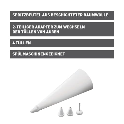 original-kaiser-classic-spritzbeutel-set-6-teilig-30-cm-wiederverwendbar-mit-4-t image 6