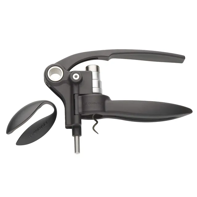le-creuset-hebel-korkenzieher-set-lm250-mit-kapselschneider-schwarz image 1