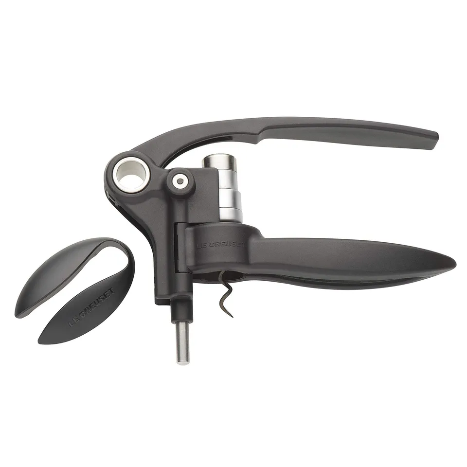 le-creuset-hebel-korkenzieher-set-lm250-mit-kapselschneider-schwarz image 1