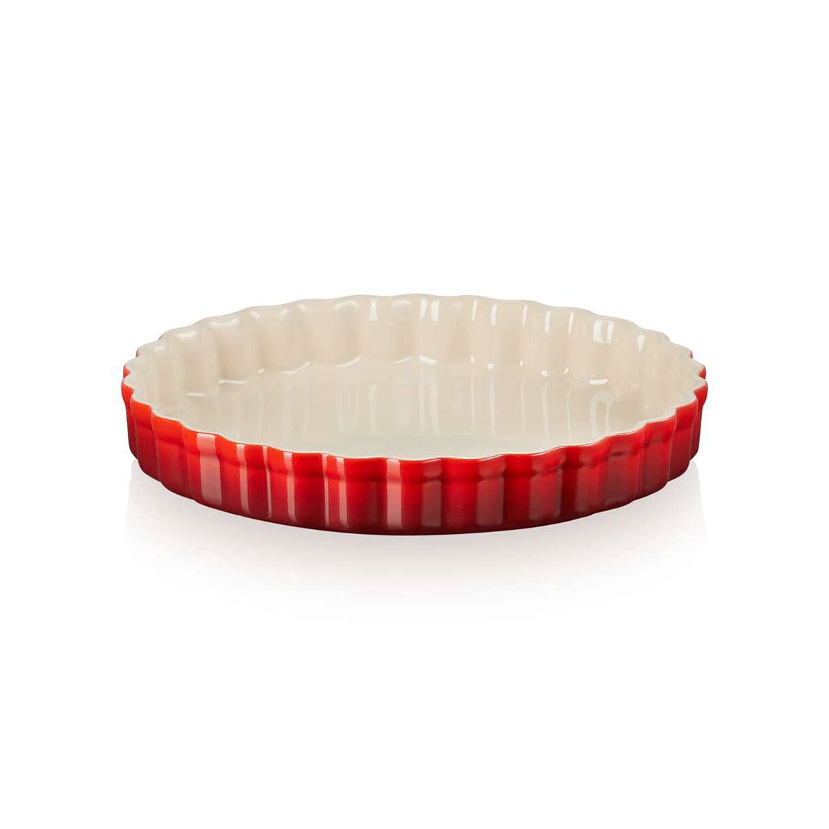 le-creuset-tarteform-aus-steinzeug-24-cm-1-4-liter-kirschrot image 1